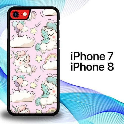 Cute Unicorn P0731 coque iPhone 7 , iPhone 8