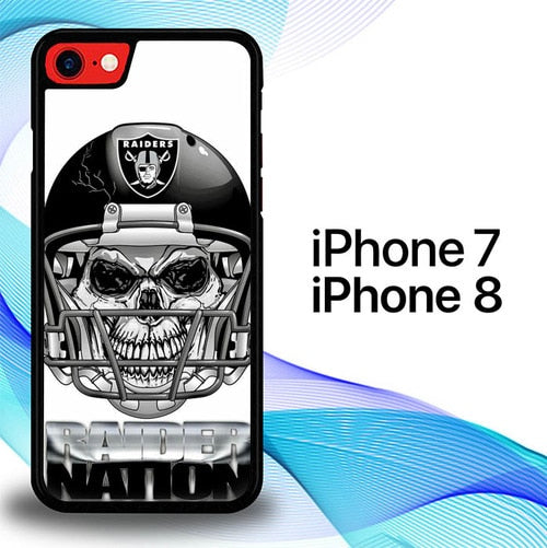 Oakland Raiders Nation P1287 coque iPhone 7 , iPhone 8
