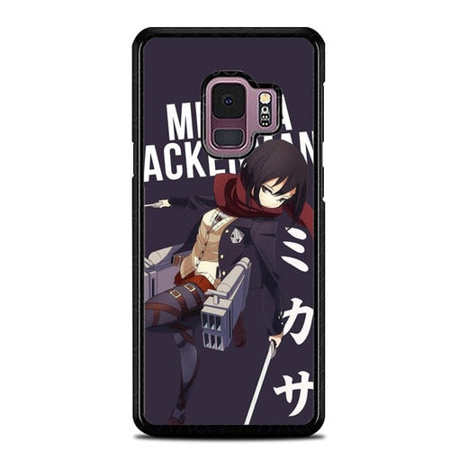 Mikasa Ackerman Anime Lovers P1858 coque Samsung Galaxy S9