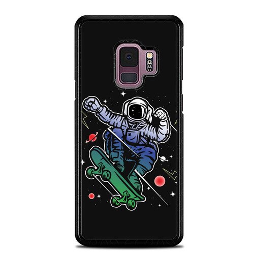Astro Skateboard To Moon And Back P1925 coque Samsung Galaxy S9
