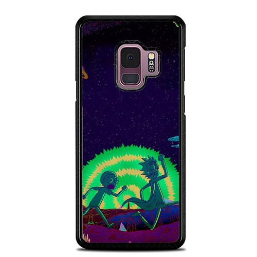 Rick And Morty Running P1945 coque Samsung Galaxy S9