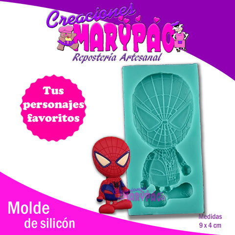 Molde De Silicón Spiderman – Creaciones Marypao