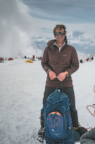 "The High-E Hoodie has changed the layering system entirely, creating two layers of protection, durability, and warmth while having the weight of just one." - Eric Roberts, Professional Mountain Guide, Alaska