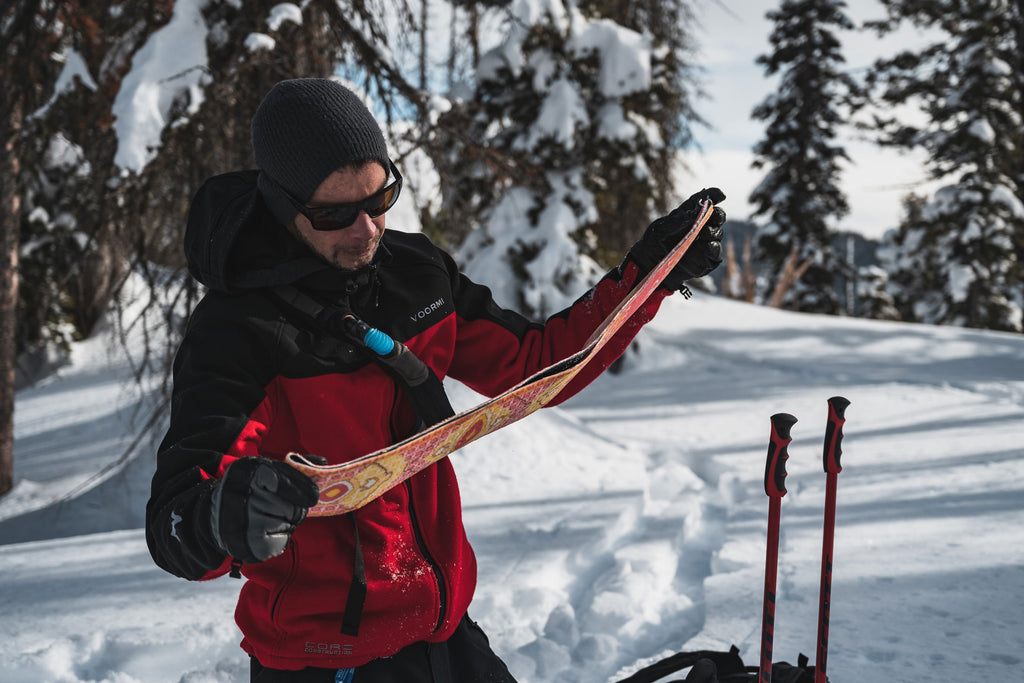 Taking care of backcountry ski and snowboard skins
