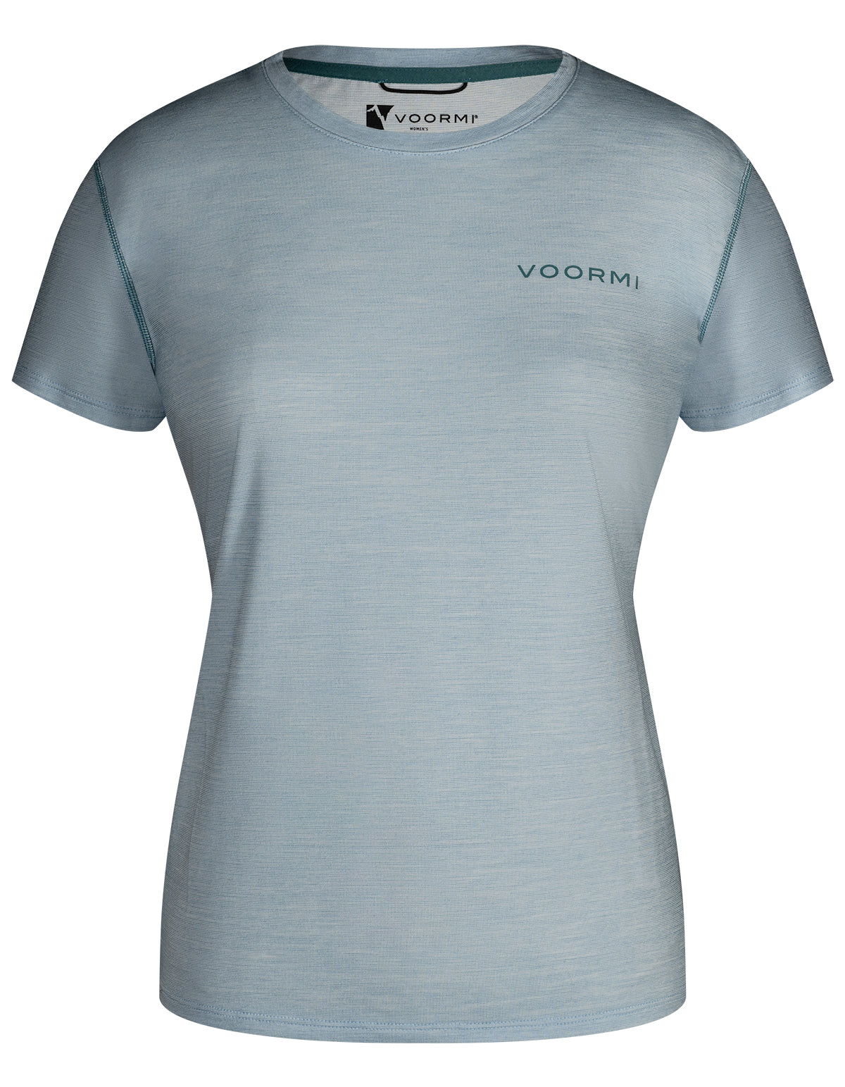 Men's Short Sleeve Merino Wool T Shirt | VOORMI, Tourmaline / M