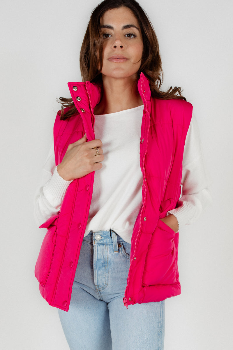 Cool Disposition Puffer Vest