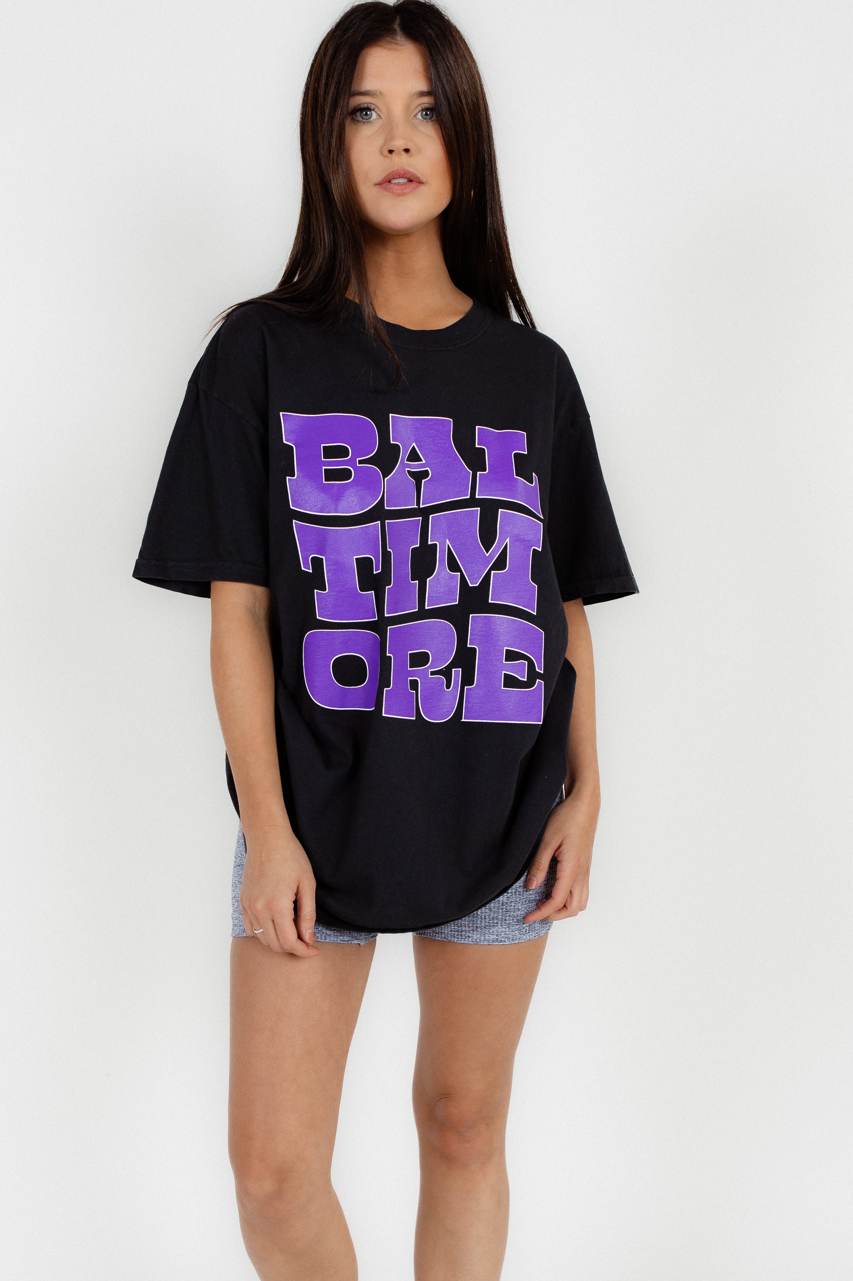 Don't Mess with Baltimore Tee by Brightside Medium / Grey