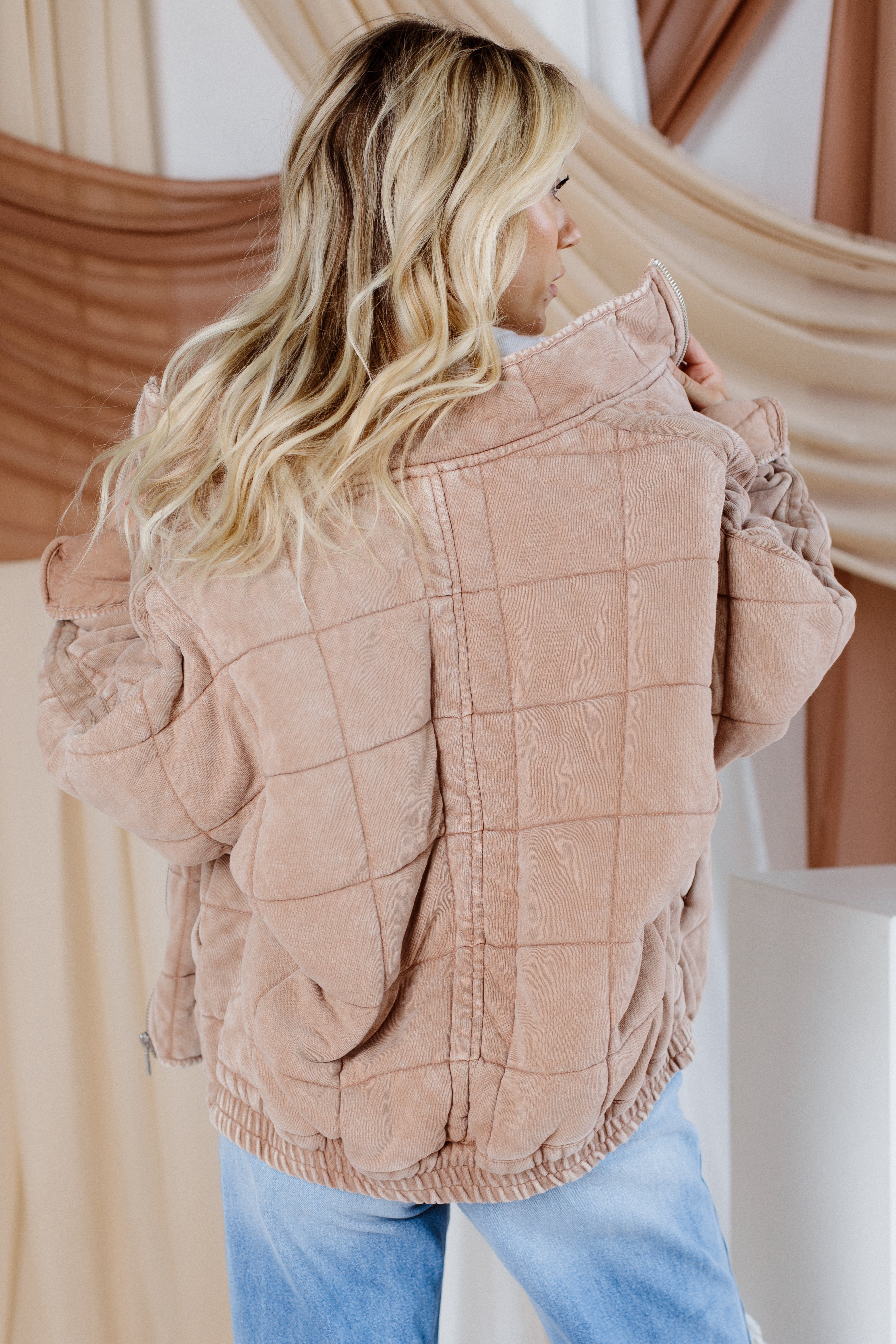 Free People Dolman Quilted Jacket