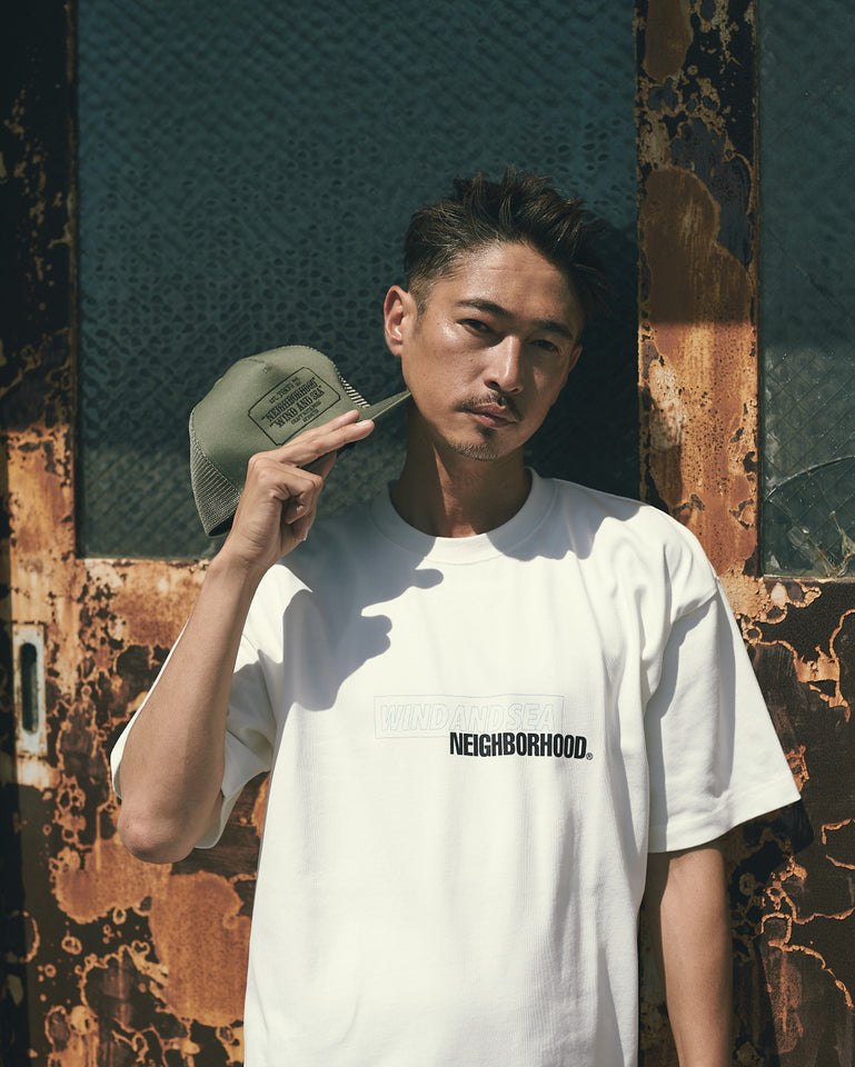 HUMANMADEneighborhood × windandsea ネルシャツ