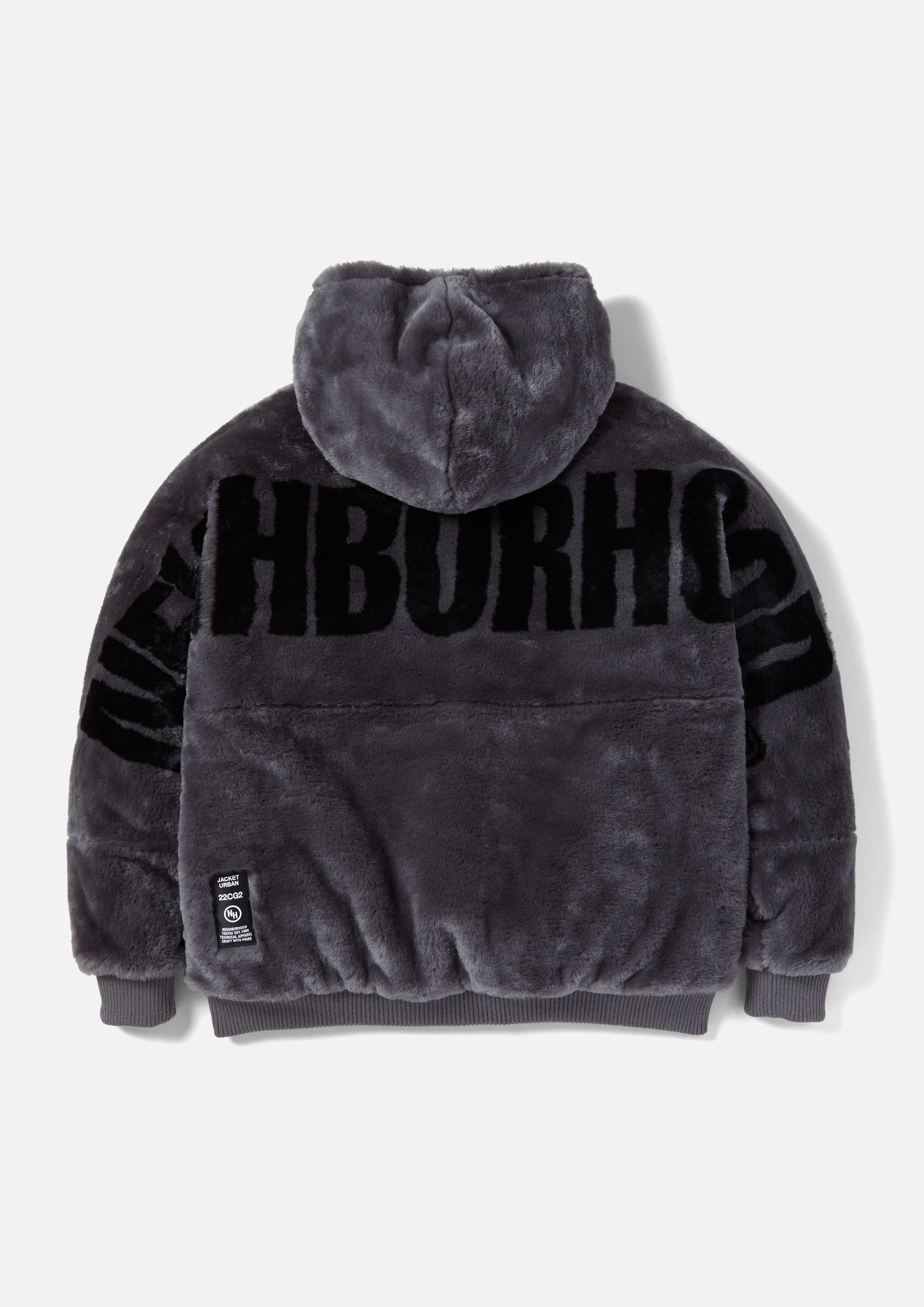 ポケットいっぱい NEIGHBORHOOD FUR HOODED JK . AC BLACK L - 通販