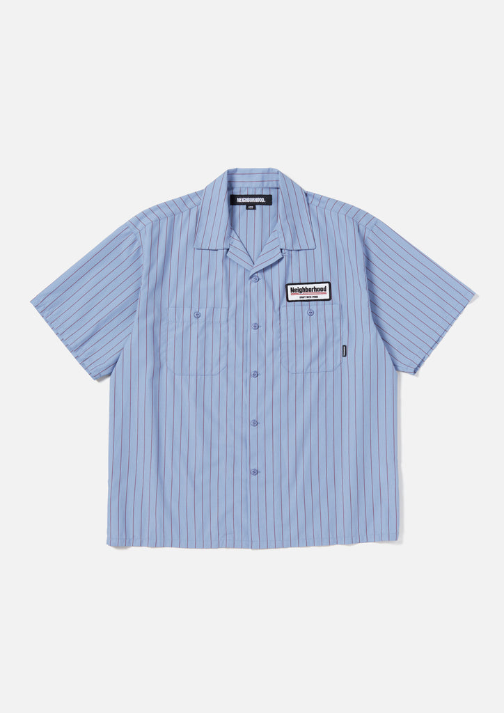 国産原料100% NH WIND AND SEA CAMOUFLAGE OFFICER SHIRT | www