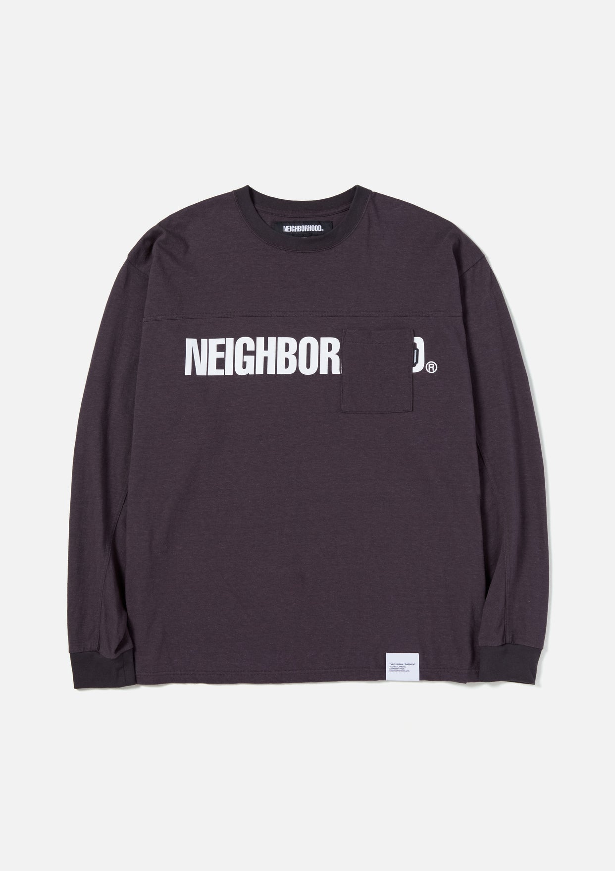 送料無料 S NEIGHBORHOOD LOGO PRINT CREWNECK LS | southbayplanning.com