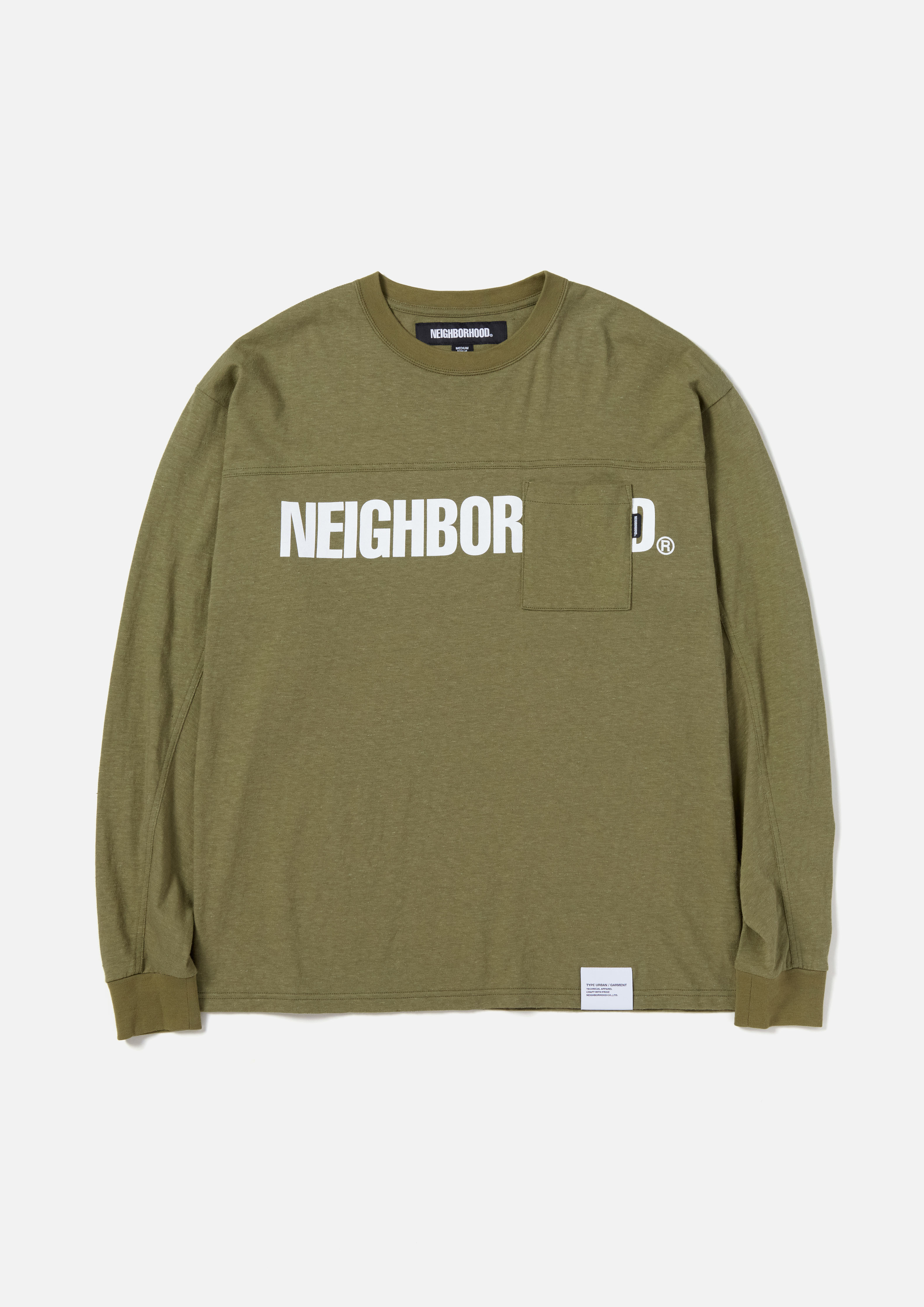 S NEIGHBORHOOD LOGO PRINT CREWNECK LS | angeloawards.com