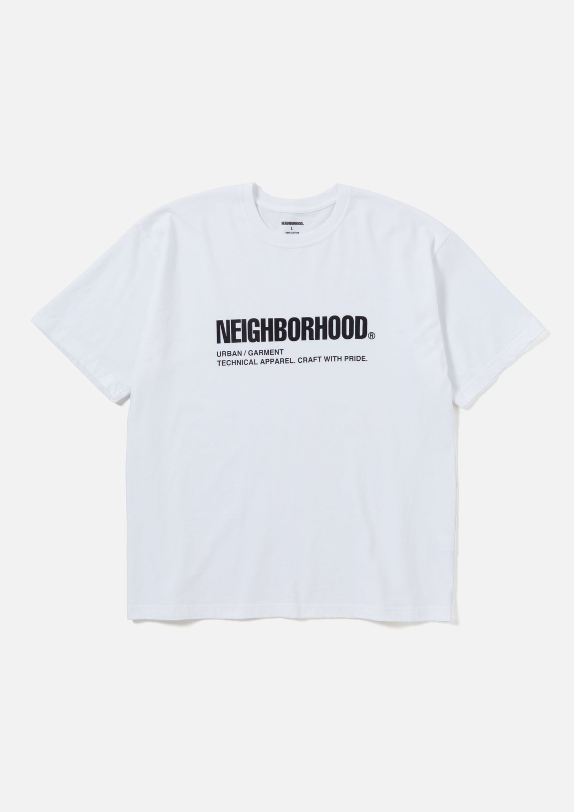 エッセンシャルコンフォート NEIGHBORHOOD STHD_SS TEE/WU WH / WHITE