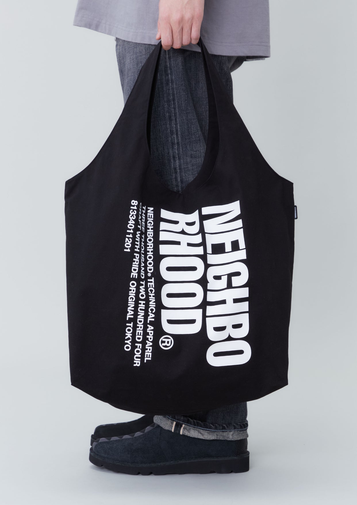 シルバーグレー サイズ NEIGHBORHOOD ID TOTE BAG L | ochge.org