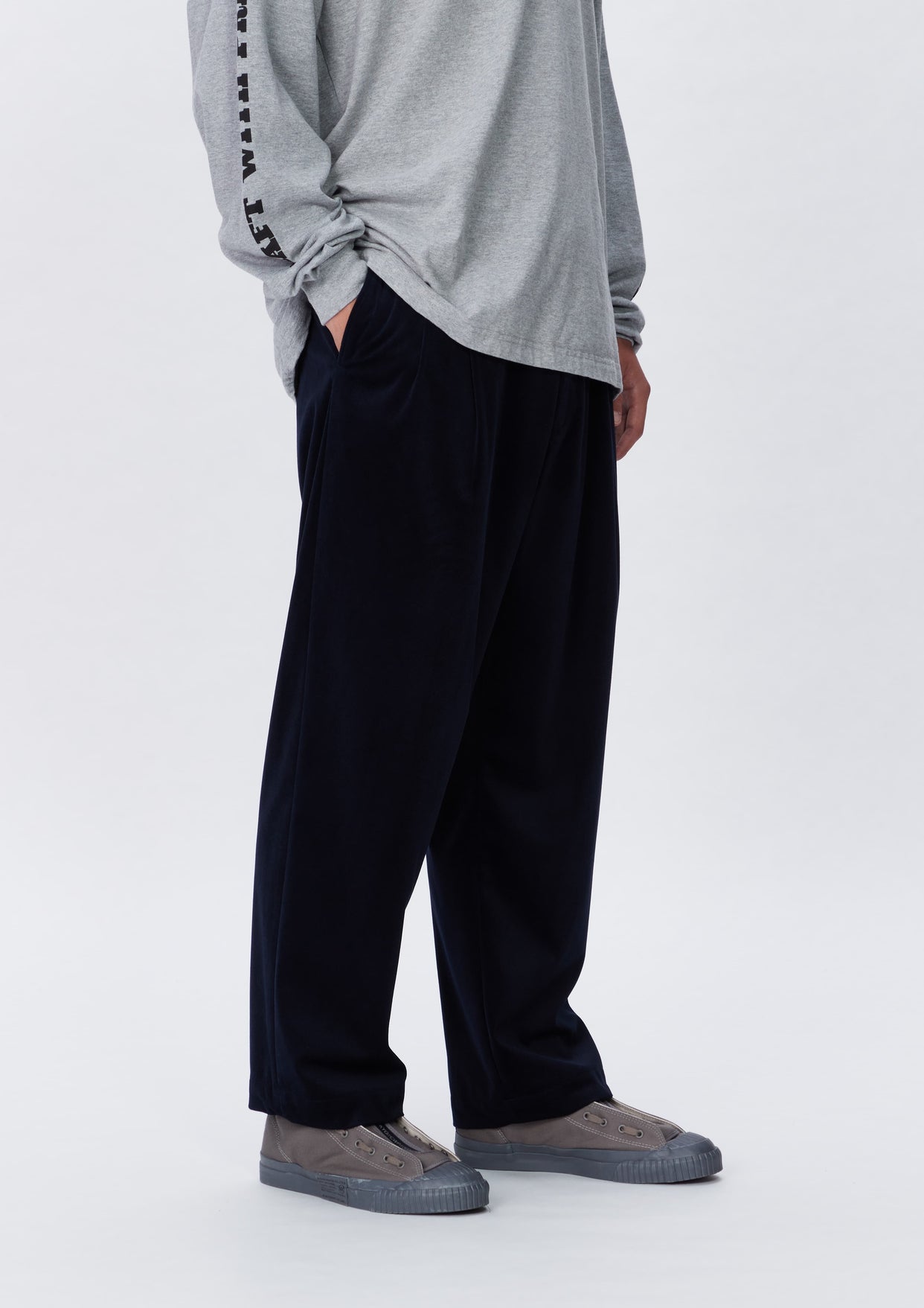 NEIGHBORHOOD TUCK PANTS 231AQNH-PTM02 - スラックス