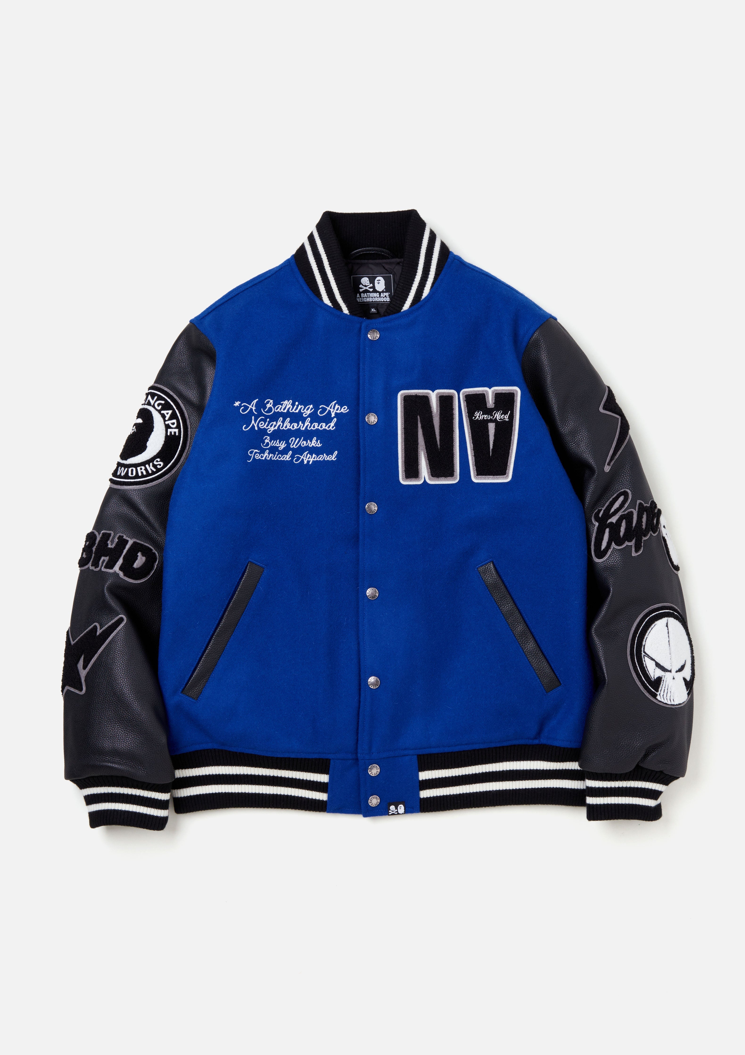 ベイプ ネイバーフッド BAPE X NBHD VARSITY JACKET - アウター