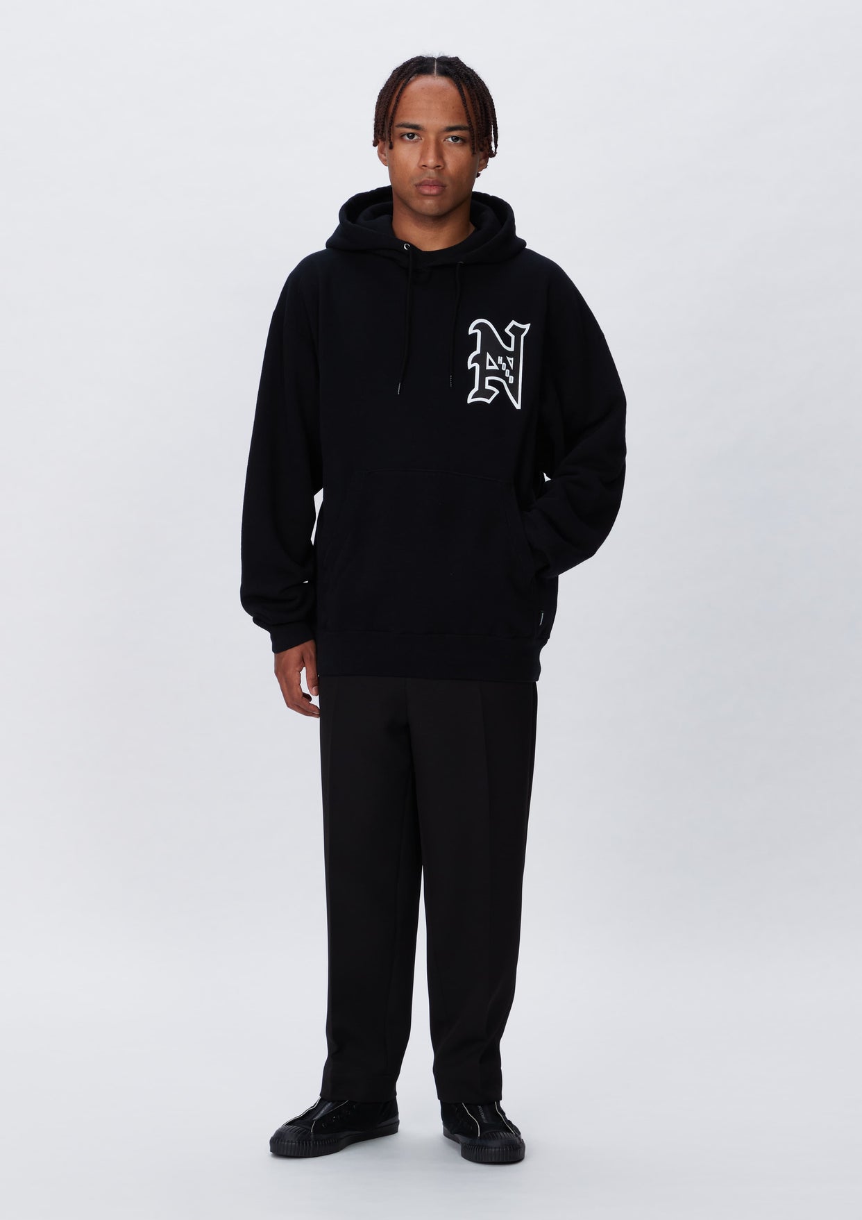 22AW NEIGHBORHOOD H-D HOODED LS ハーレー S - パーカー