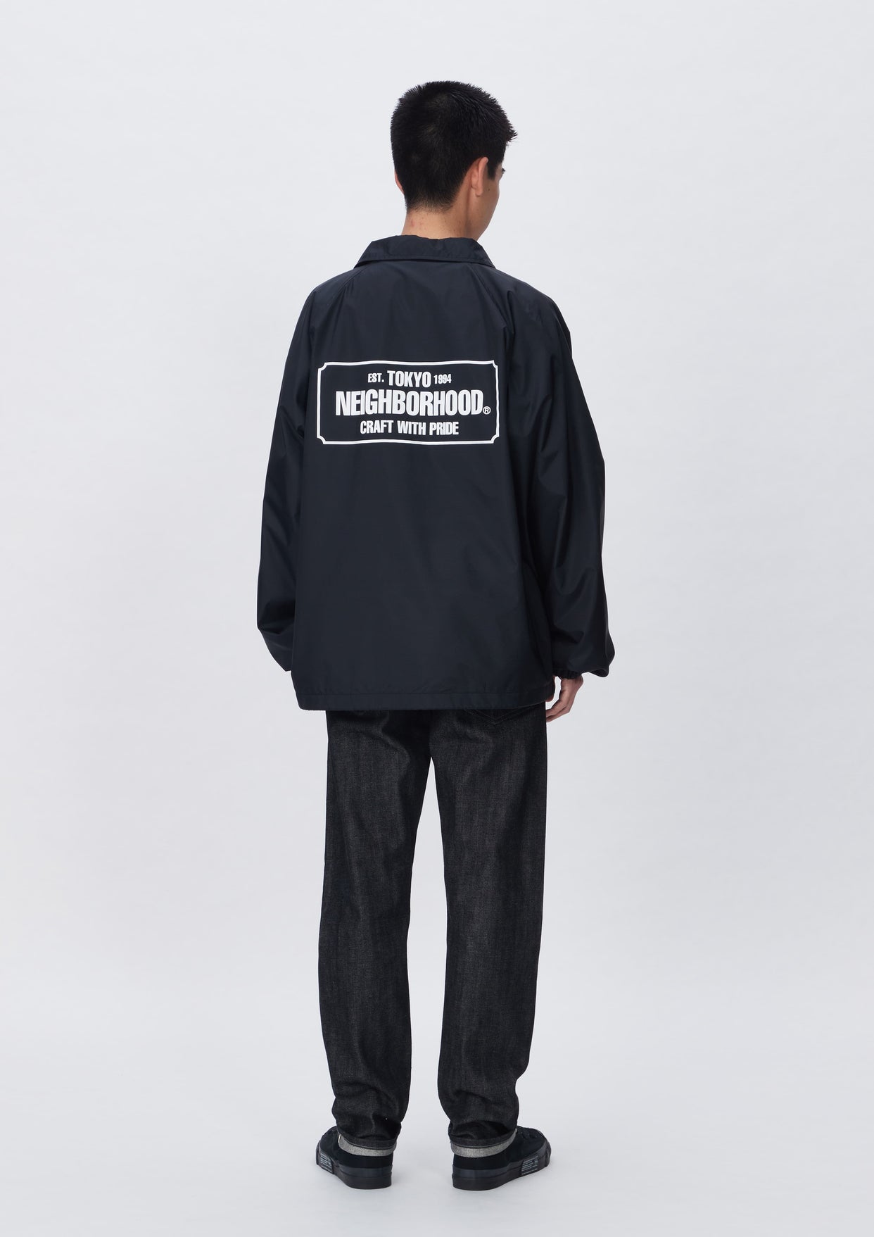 お待たせ! 黒 22AW NEIGHBORHOOD WINDBREAKER JK NY L baiagallery.ge