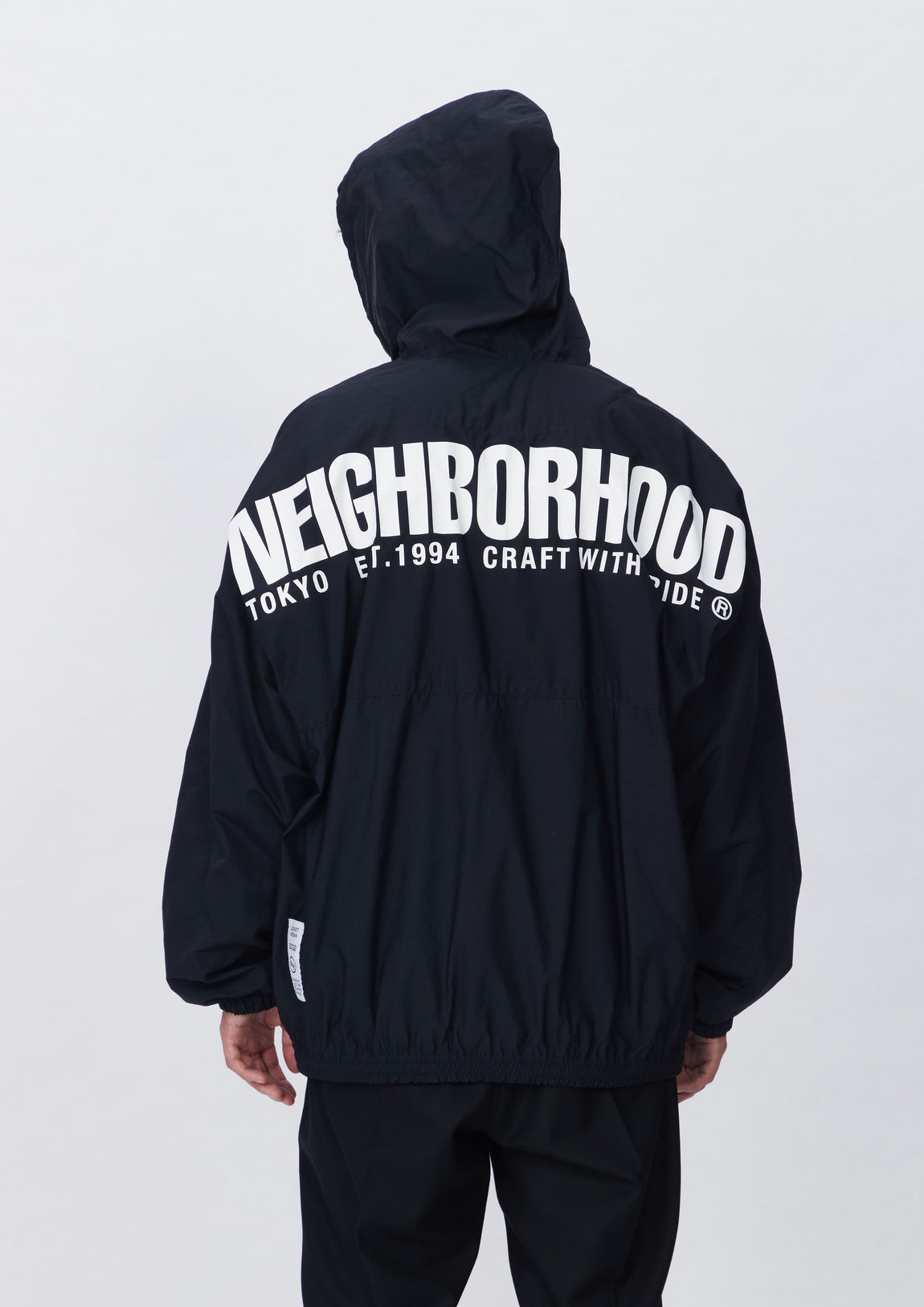 NEIGHBORHOOD ANORAK JK CHARCOAL NY . L