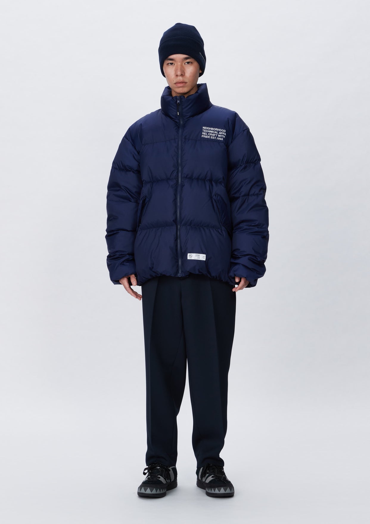 きれい 新品 22aw neighborhood DOWN JK . PE 黒 S | ochge.org