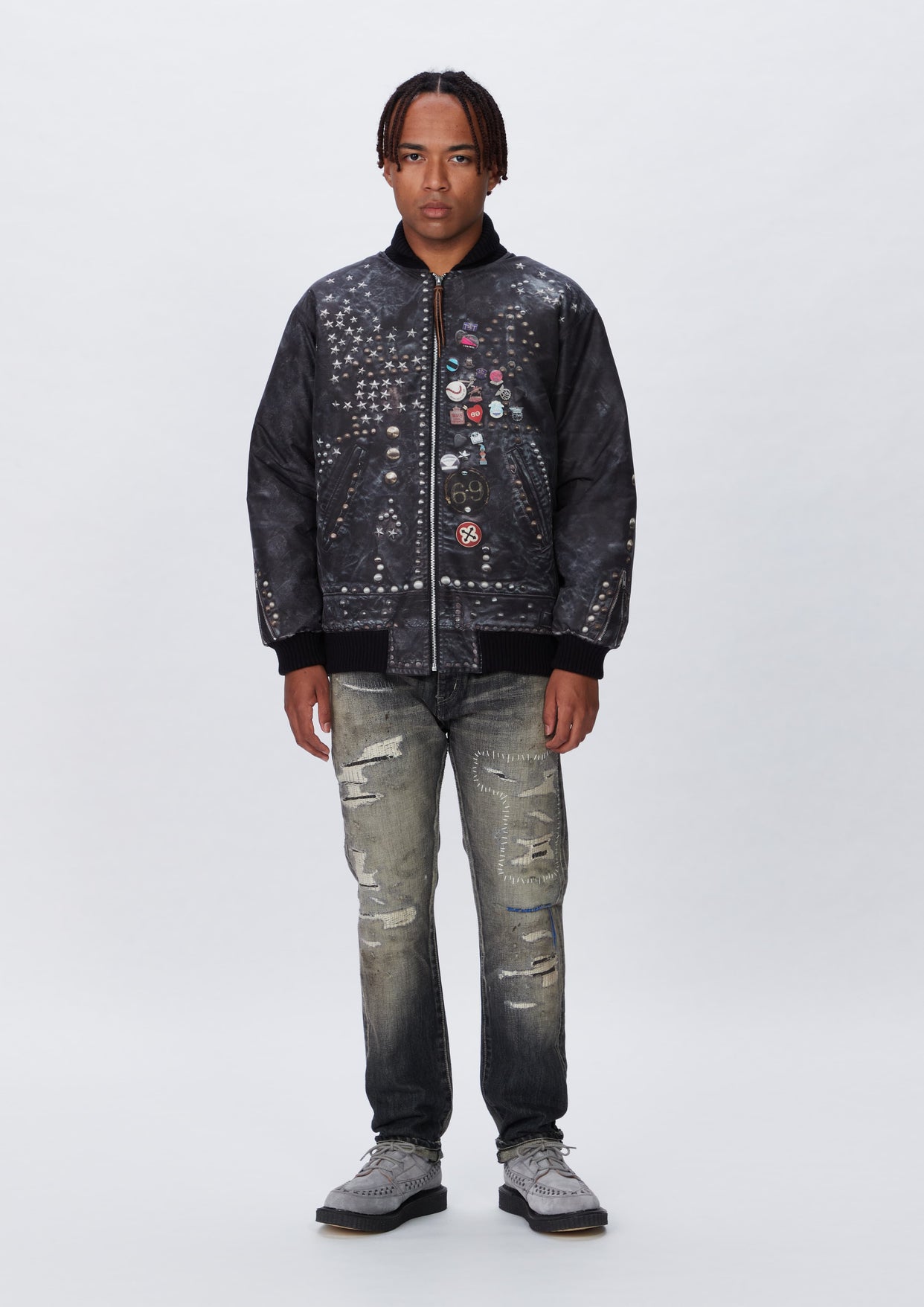 NEIGHBORHOOD 22AW STUDSRIDERS VE JK XL - アウター