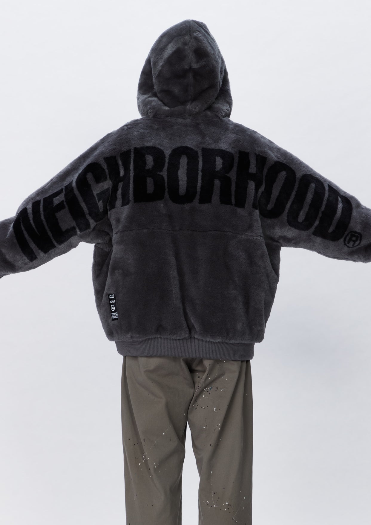 NEIGHBORHOOD FUR HOODED JK AC BLACK L | NEIGHBORHOOD FUR HOODED JK