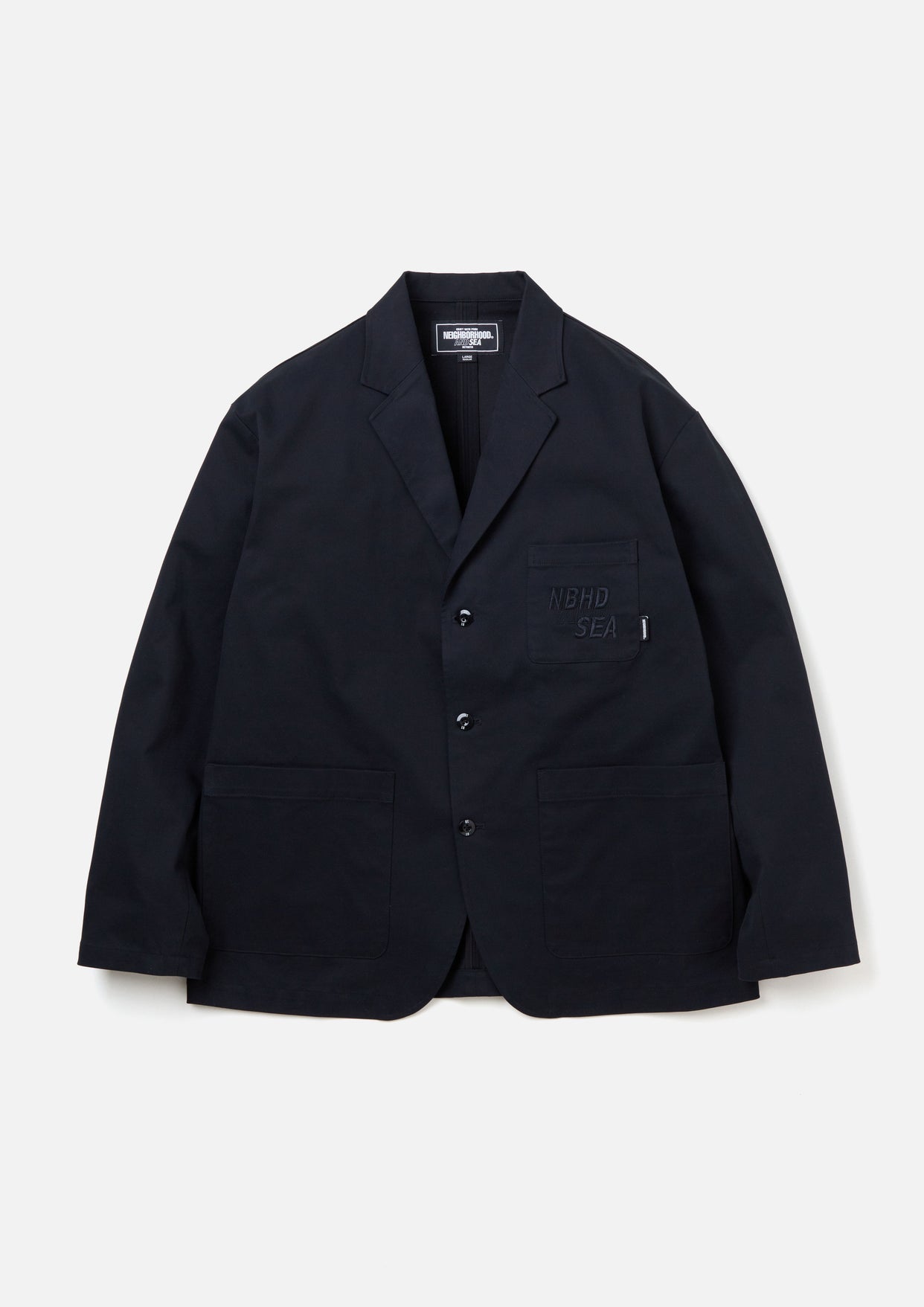 NH X WIND AND SEA . 3BUTTON JACKET