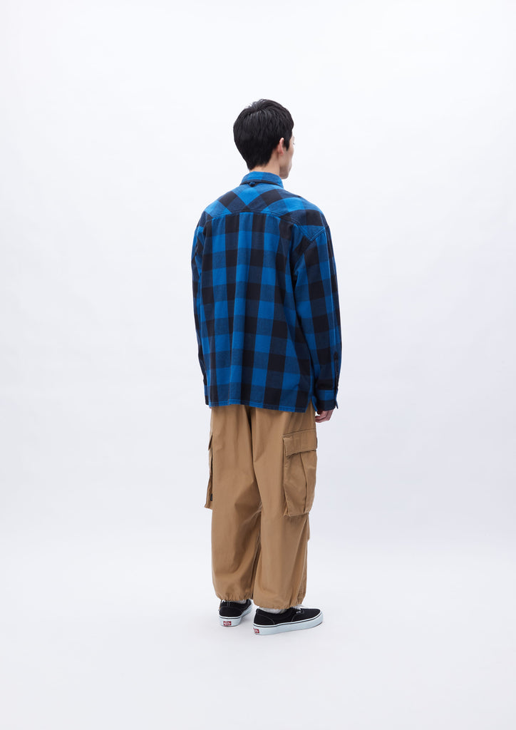 NH X WIND AND SEA . OMBRE CHECK SHIRT LS vesnadanilovac.com