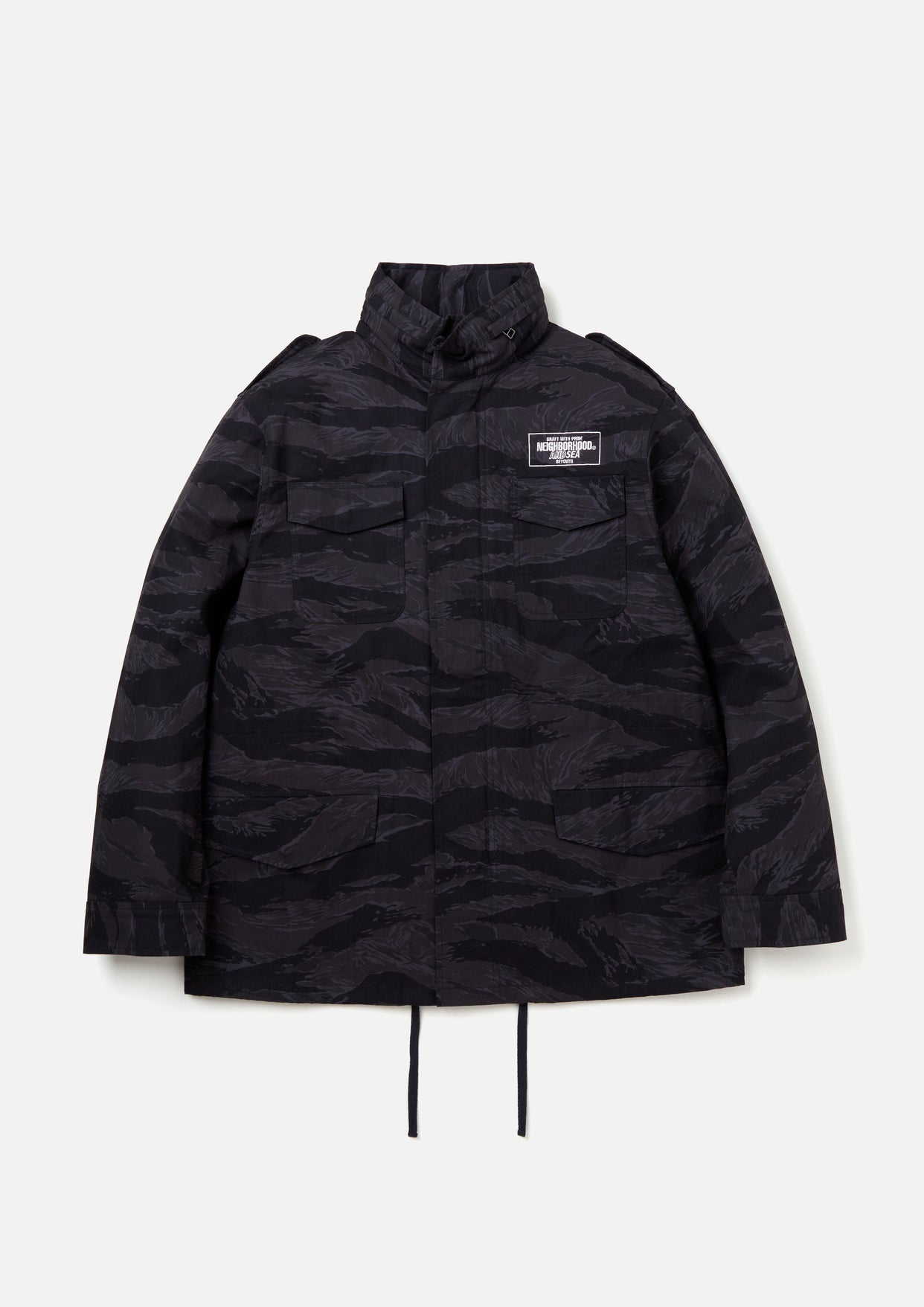 NH X WIND AND SEA . CAMOUFLAGE M-65 JACKET