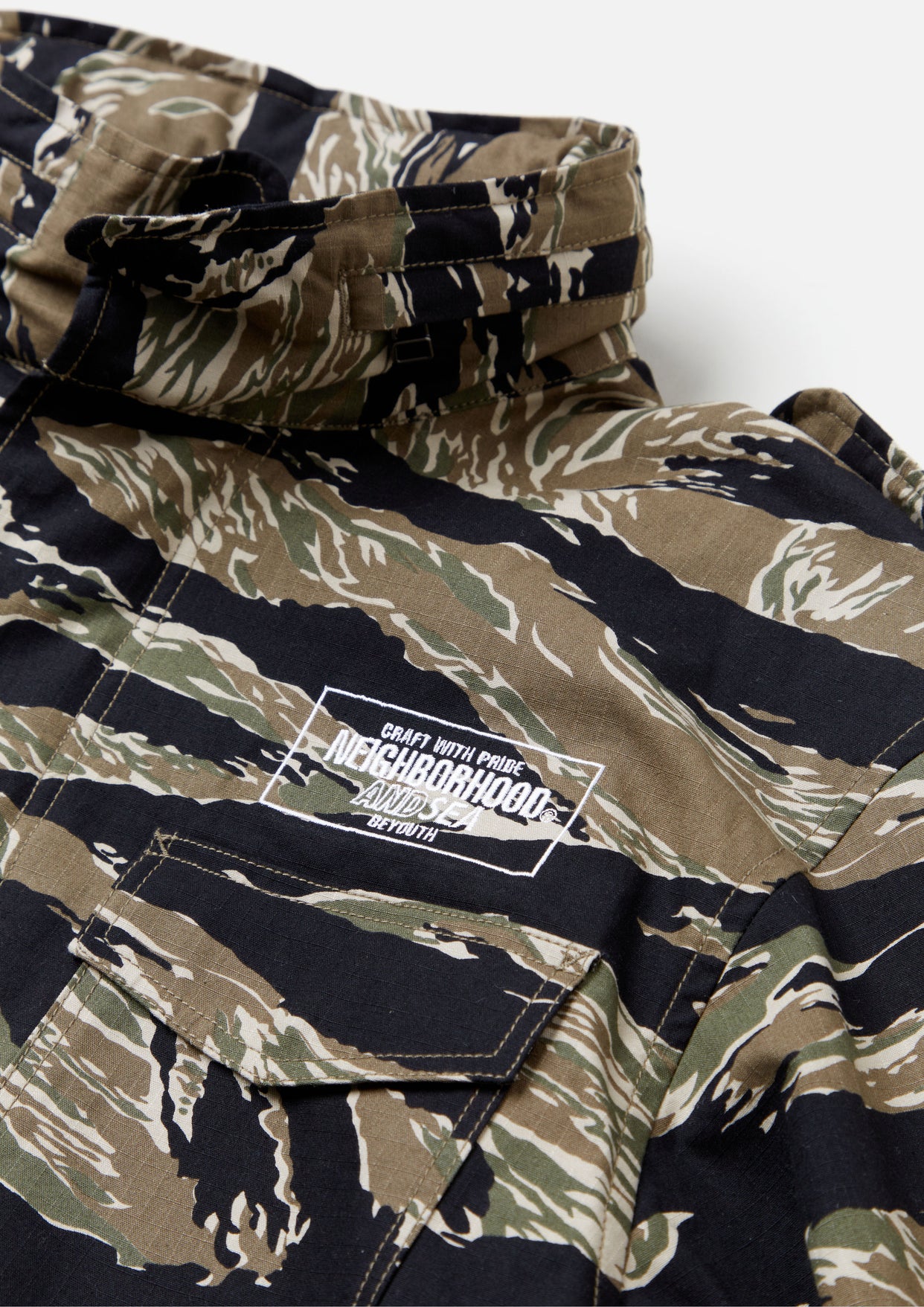 NH X WIND AND SEA . CAMOUFLAGE M-65 JACKET