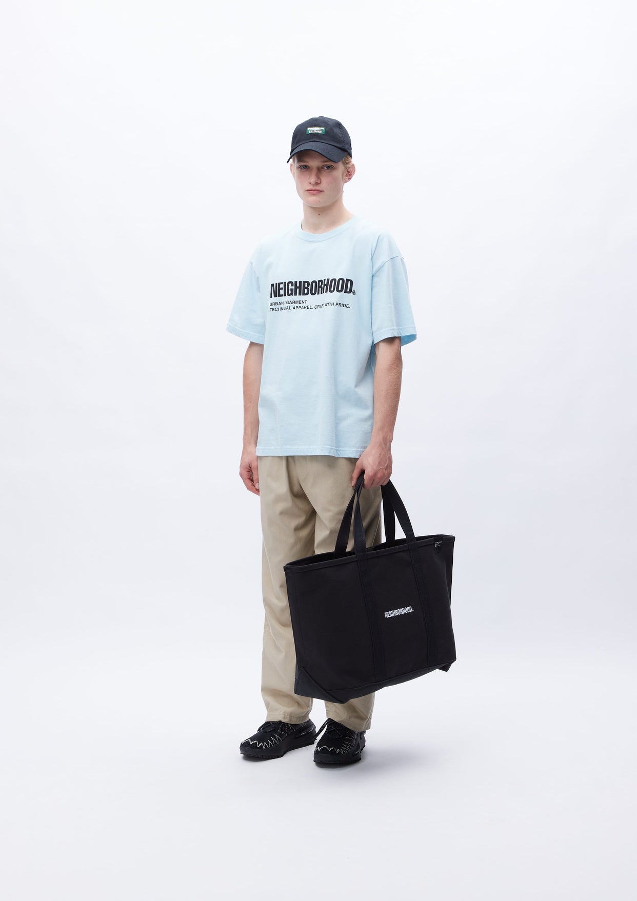 NEIGHBORHOOD NH X L.L.BEAN BLACK TOTE-M - トートバッグ