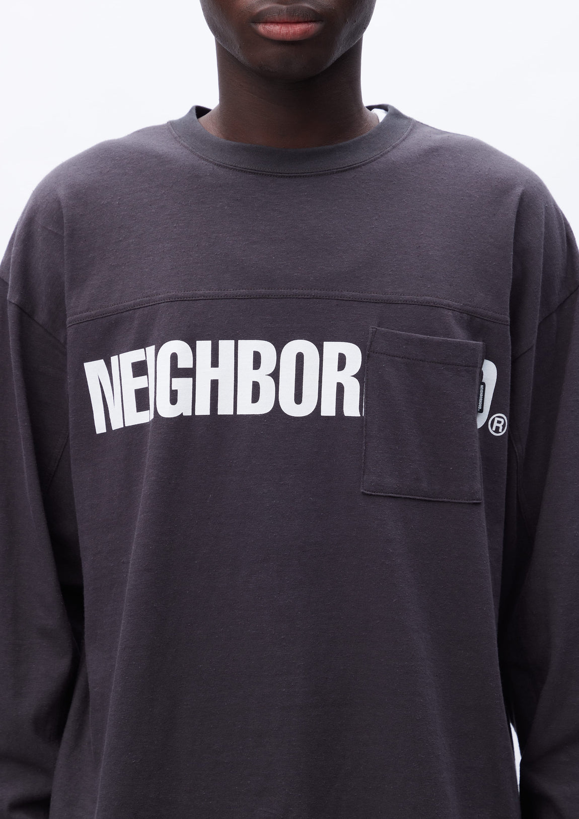 LOGO PRINT CREWNECK LS