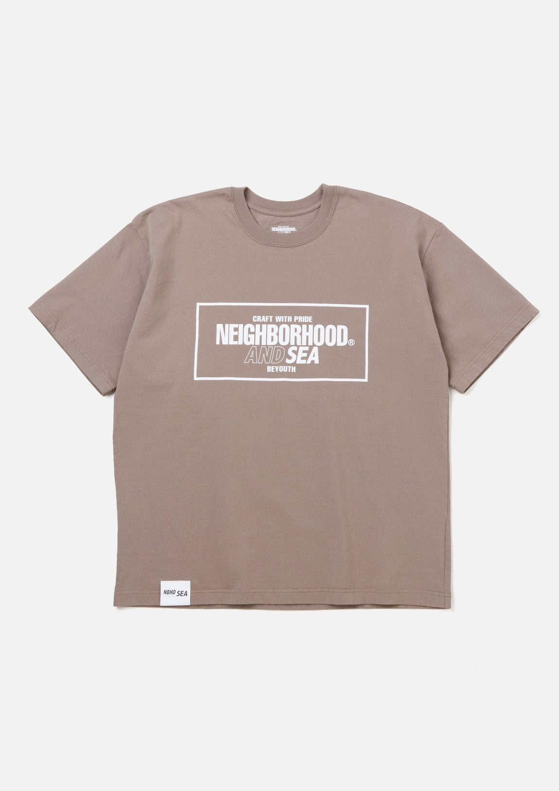 超人気の M NH X WIND AND SEA . TEE LS-1 茶 ネイバーフッド