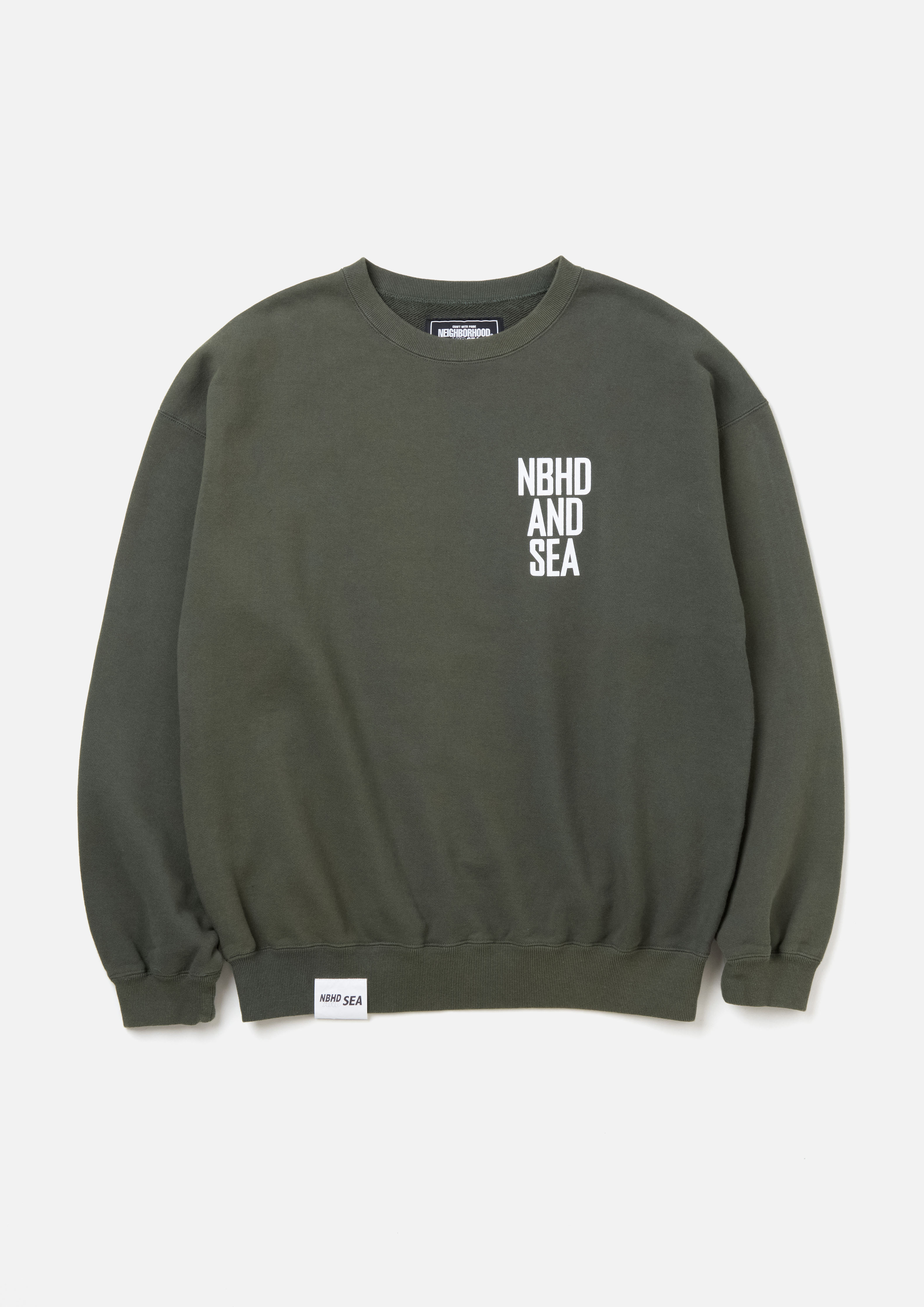 NH X WIND AND SEA . SWEATSHIRT LS