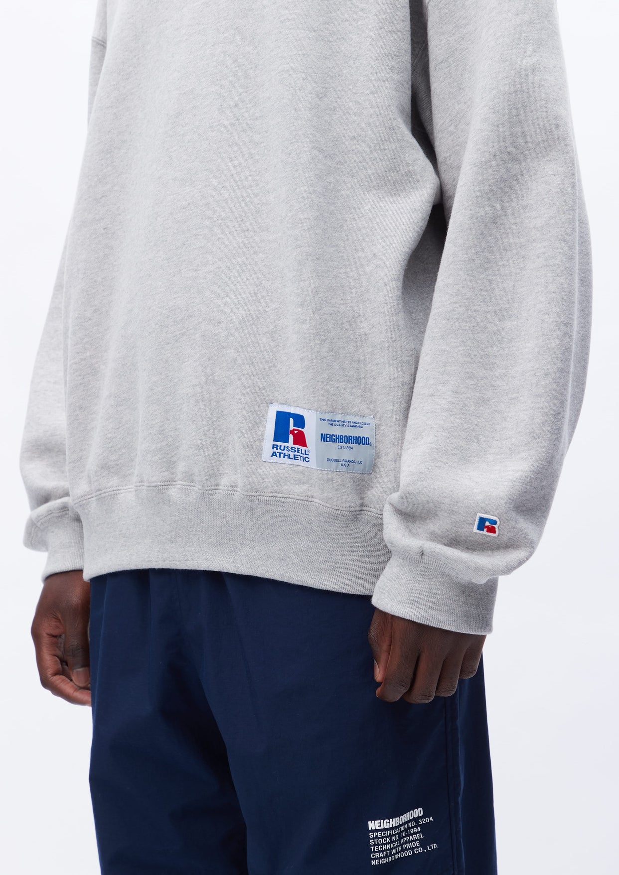 NH X RUSSELL ATHLETIC . SWEATPARKA LS - スウェット