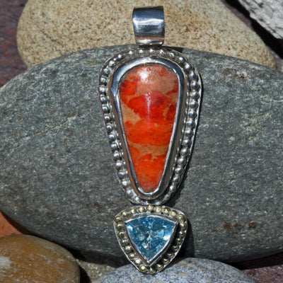 coral and stone jewelry