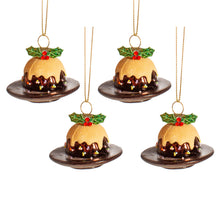 Load image into Gallery viewer, Christmas Pudding Shaped Bauble Set of 4-ad&amp;i