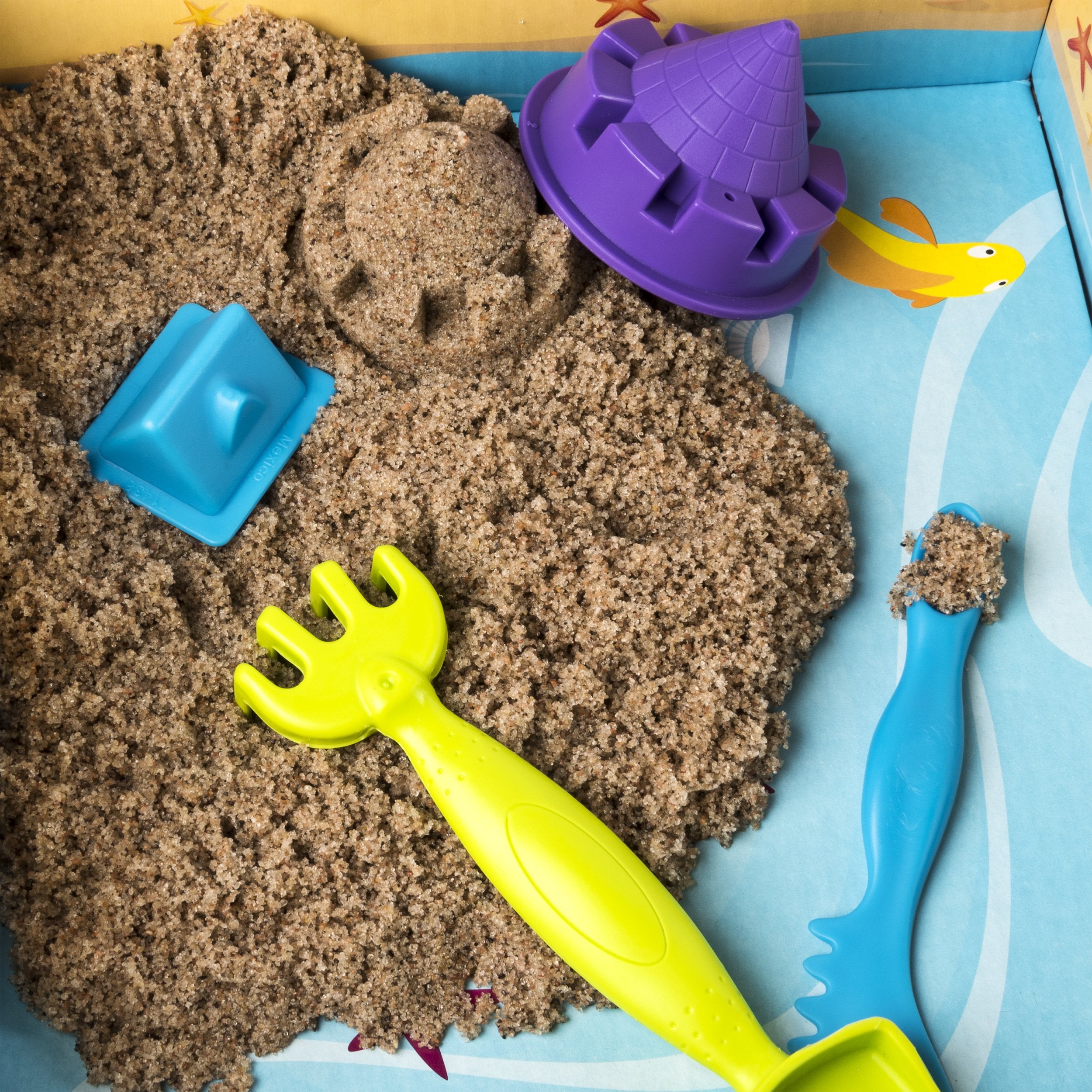 kinetic sand beach day fun