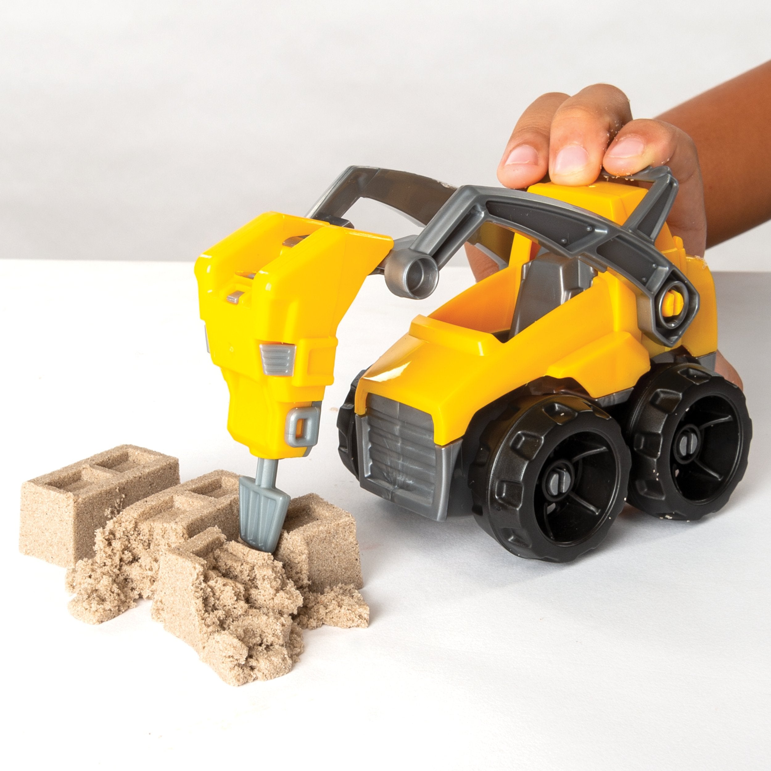 kinetic sand dig and demolish