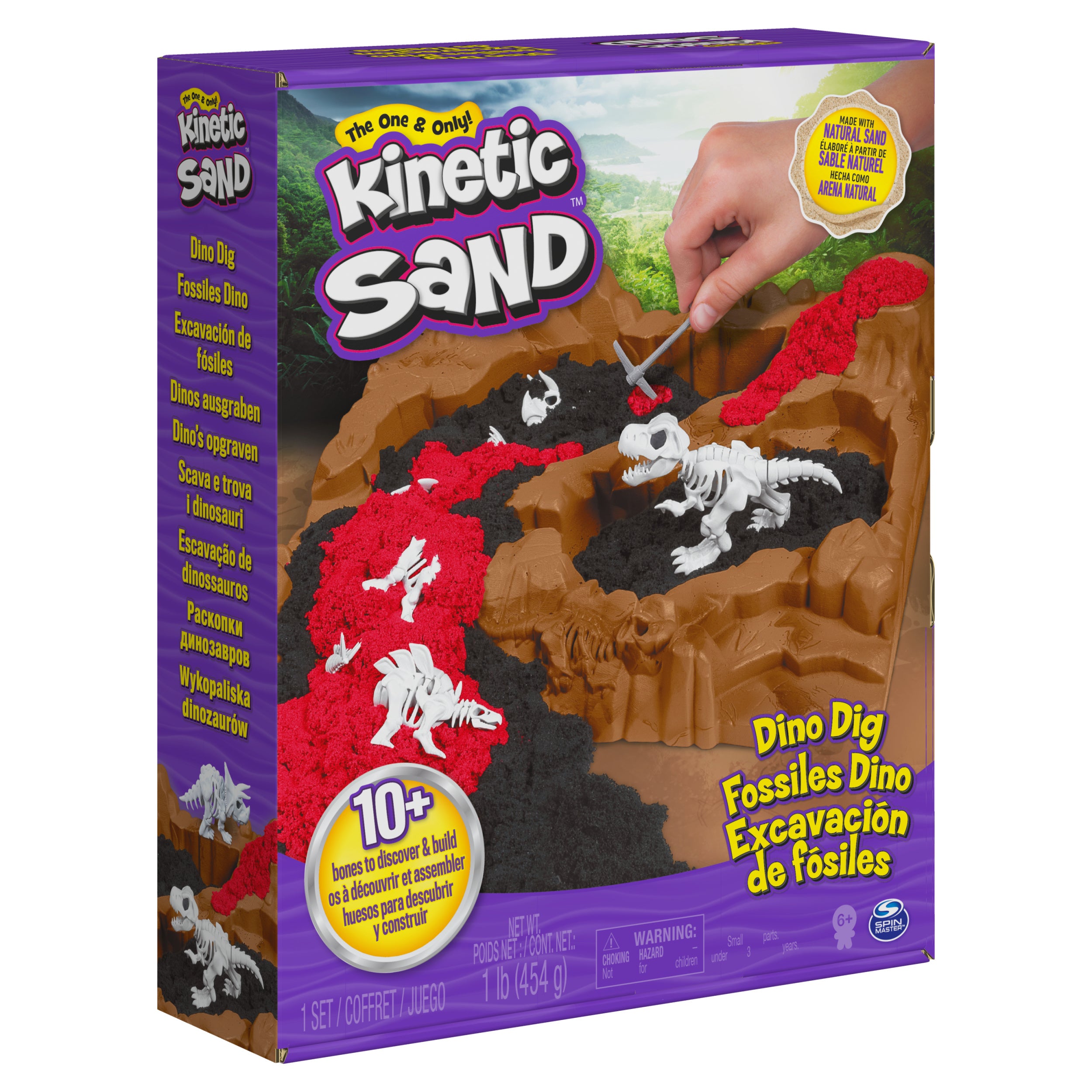 kinetic sand dino dig playset