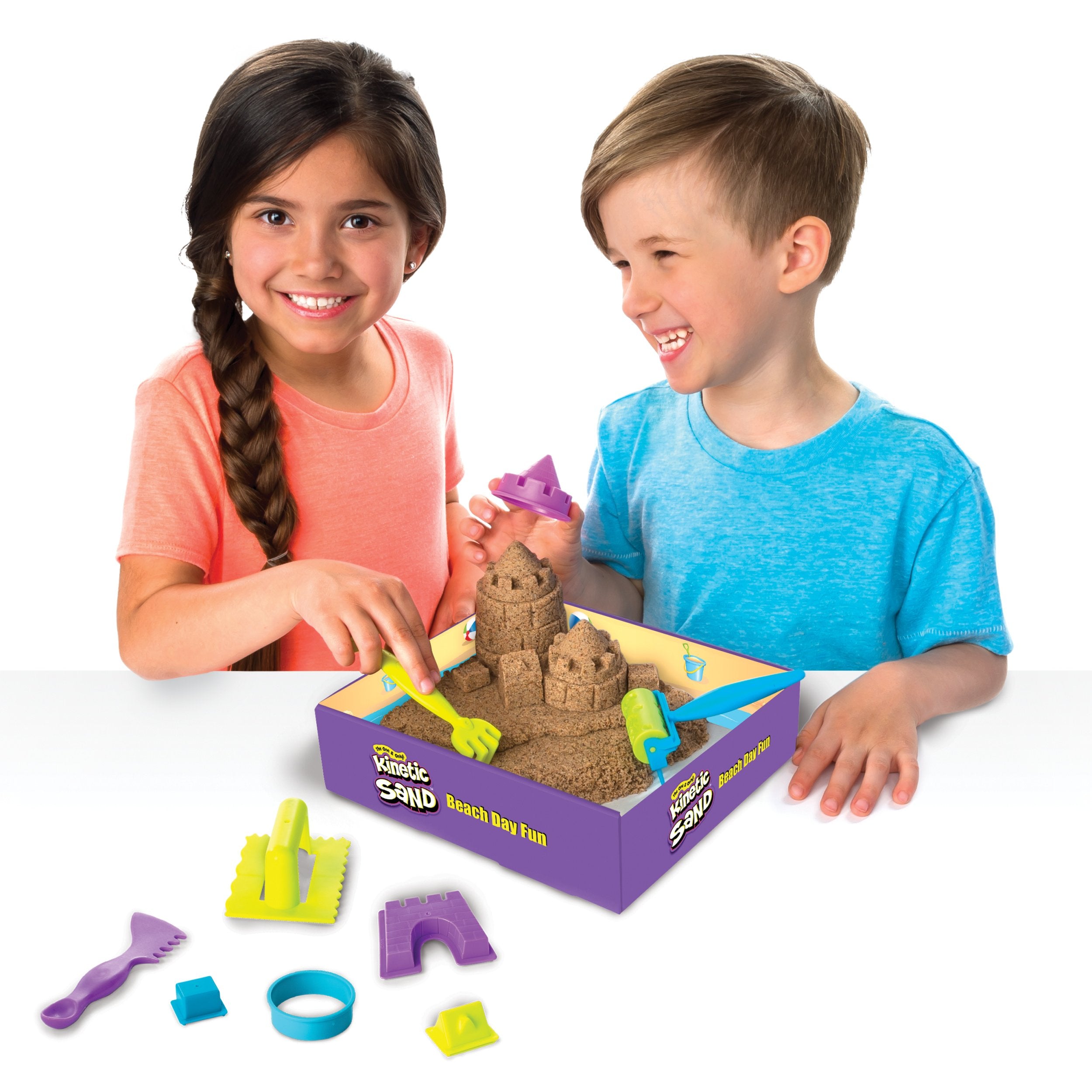 kinetic sand beach day fun