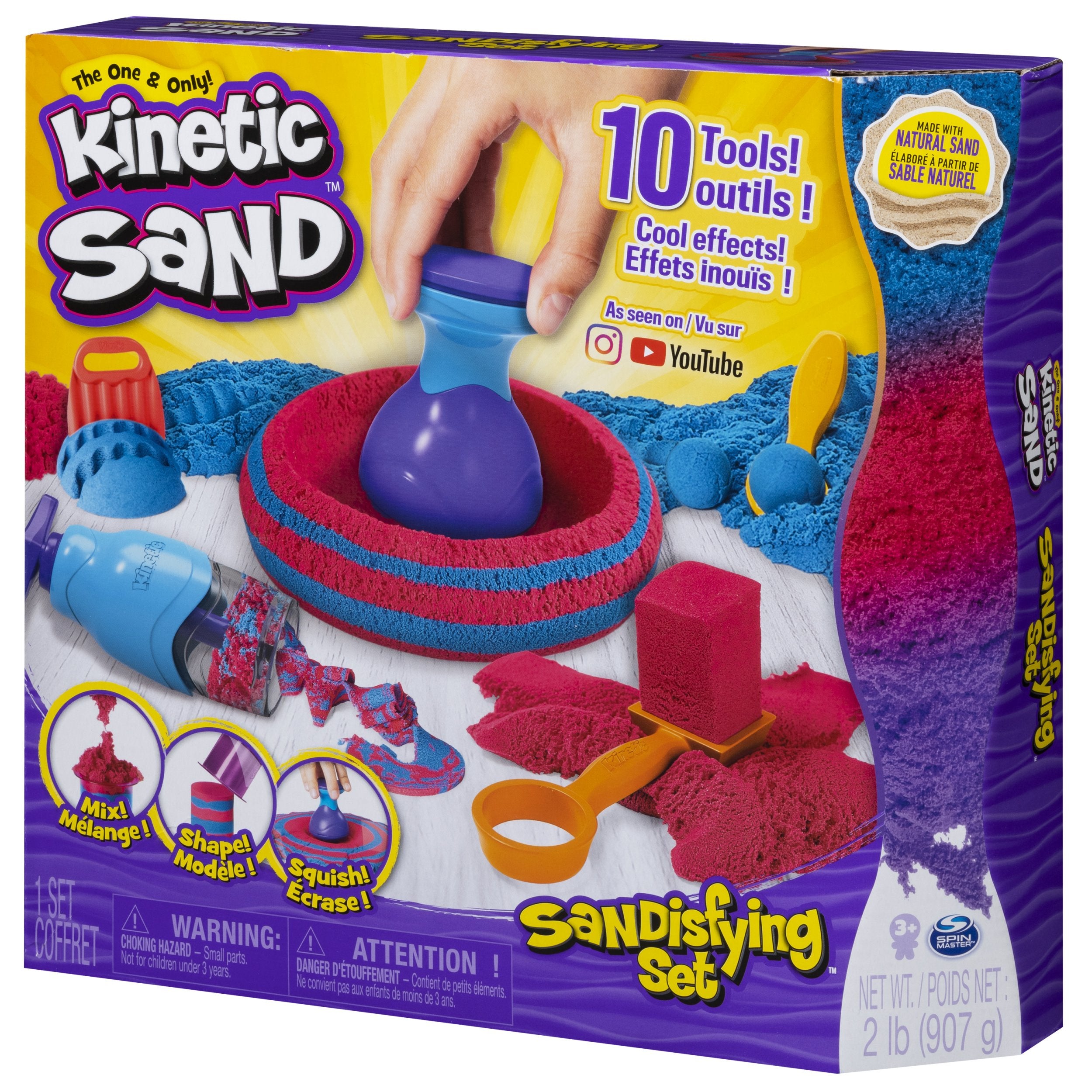 kinetic sand beach sand kingdom playset