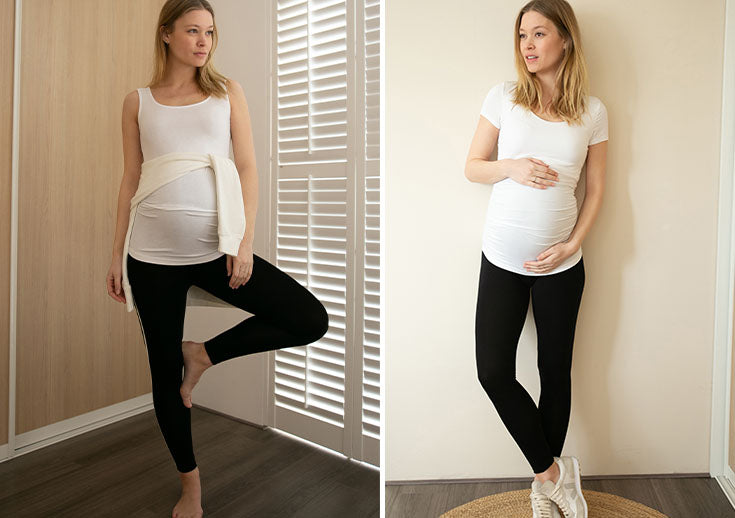 Kerrison Maternity Leggings with LENZING™ ECOVERO™ – Isabella Oliver UK