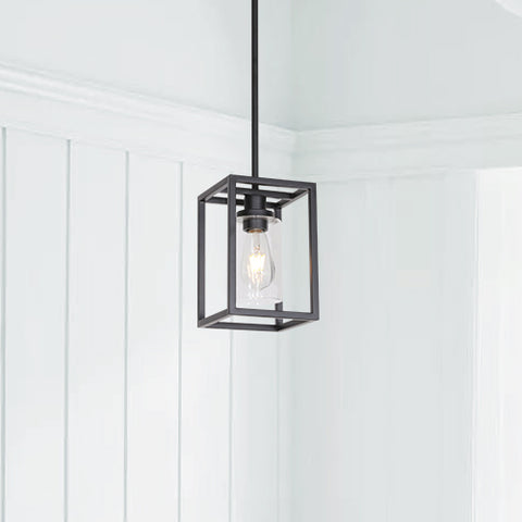 5 Light Modern Kitchen Island Chandelier | BlackCage Pendant Ligh