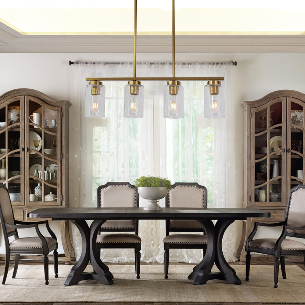 Dining Room Chandelier | Kitchen Light Fixture | 4 Light ...