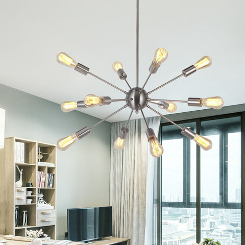 5 Light Modern Kitchen Island Chandelier | BlackCage Pendant Ligh