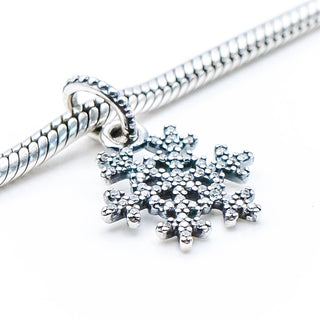 Pandora - 791563CZ Disney Frozen Snowflakes Charm Silver
