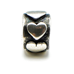 Kay Jewelers CHARMED MEMORIES Hearts Sterling Silver Charm