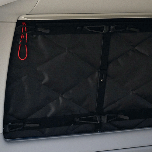 Set de sacoches de fenêtre pour VW T5 T6 T6.1 California Beach(2 sacoches/1  support) - modulaire extensible acheter dans le Büssli Campingbus  Accessoires Shop Suisse